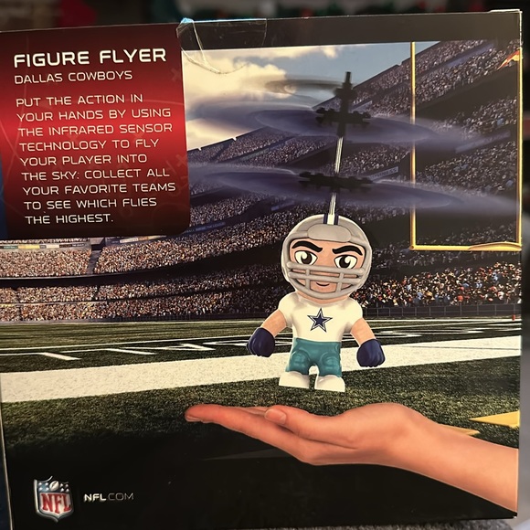 Brand New Denver Dallas Cowboys NFL Remote Controlled Figure Flyer. - Picture 2 of 2